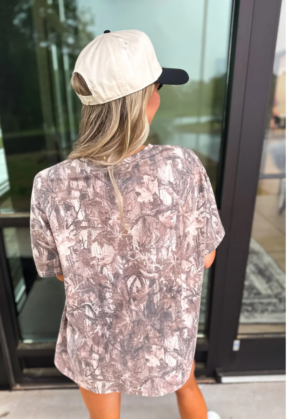 Camo oversized tee