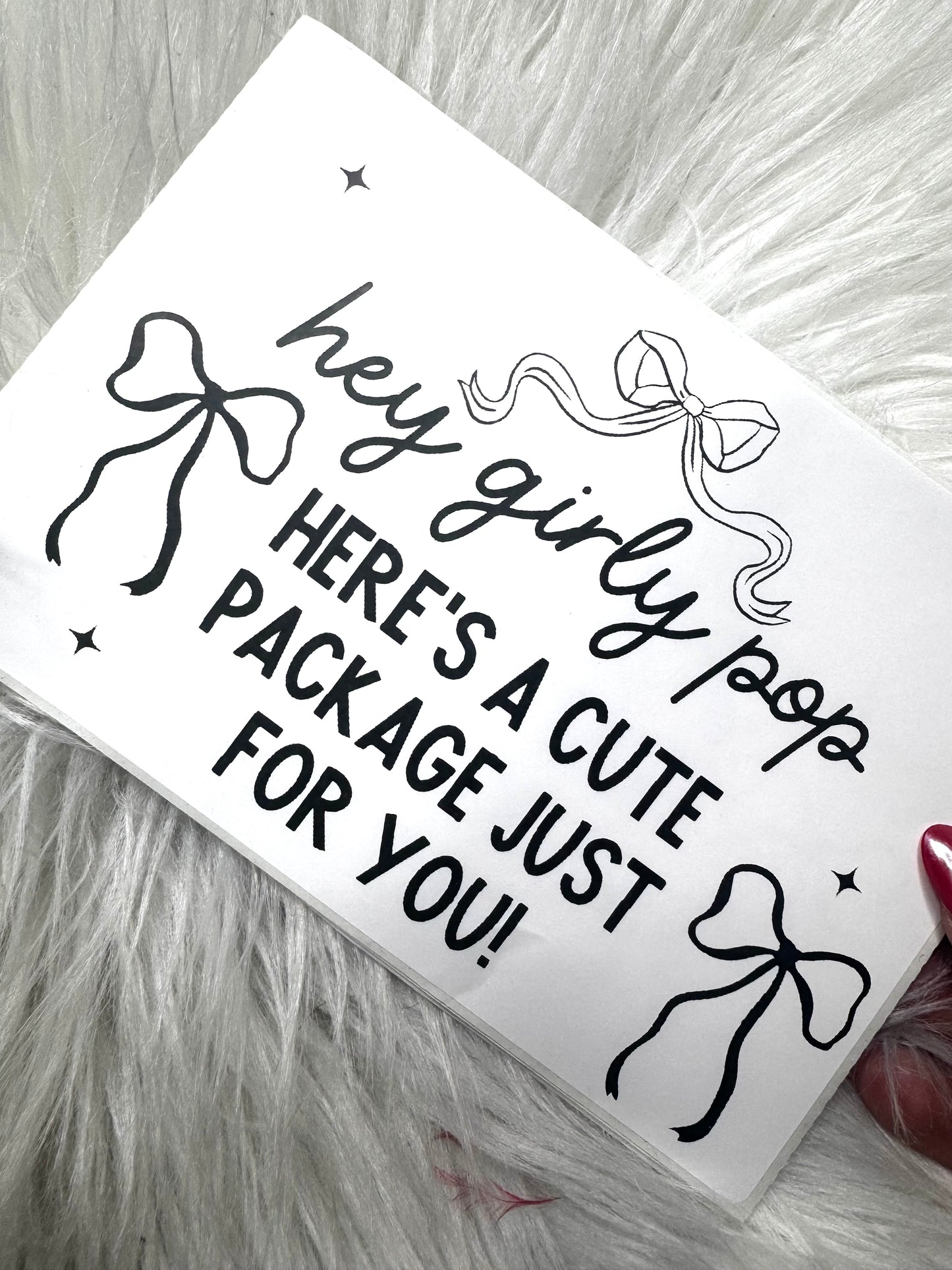 Packaging labels ✨